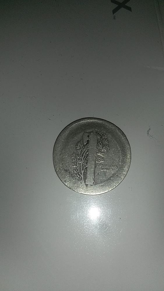 Mercury-Dime,-Unknown-Year.